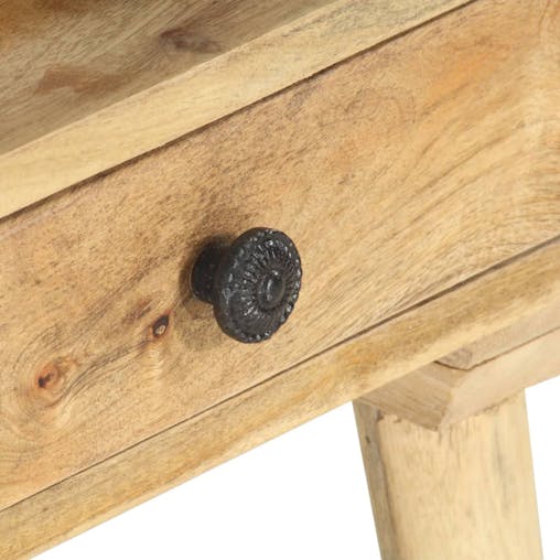 NNEVL Bedside Cabinet 40x35x50 cm Solid Mango Wood