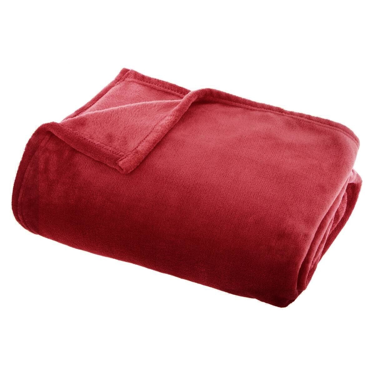 Flannel plaid Red, 125x150 cm