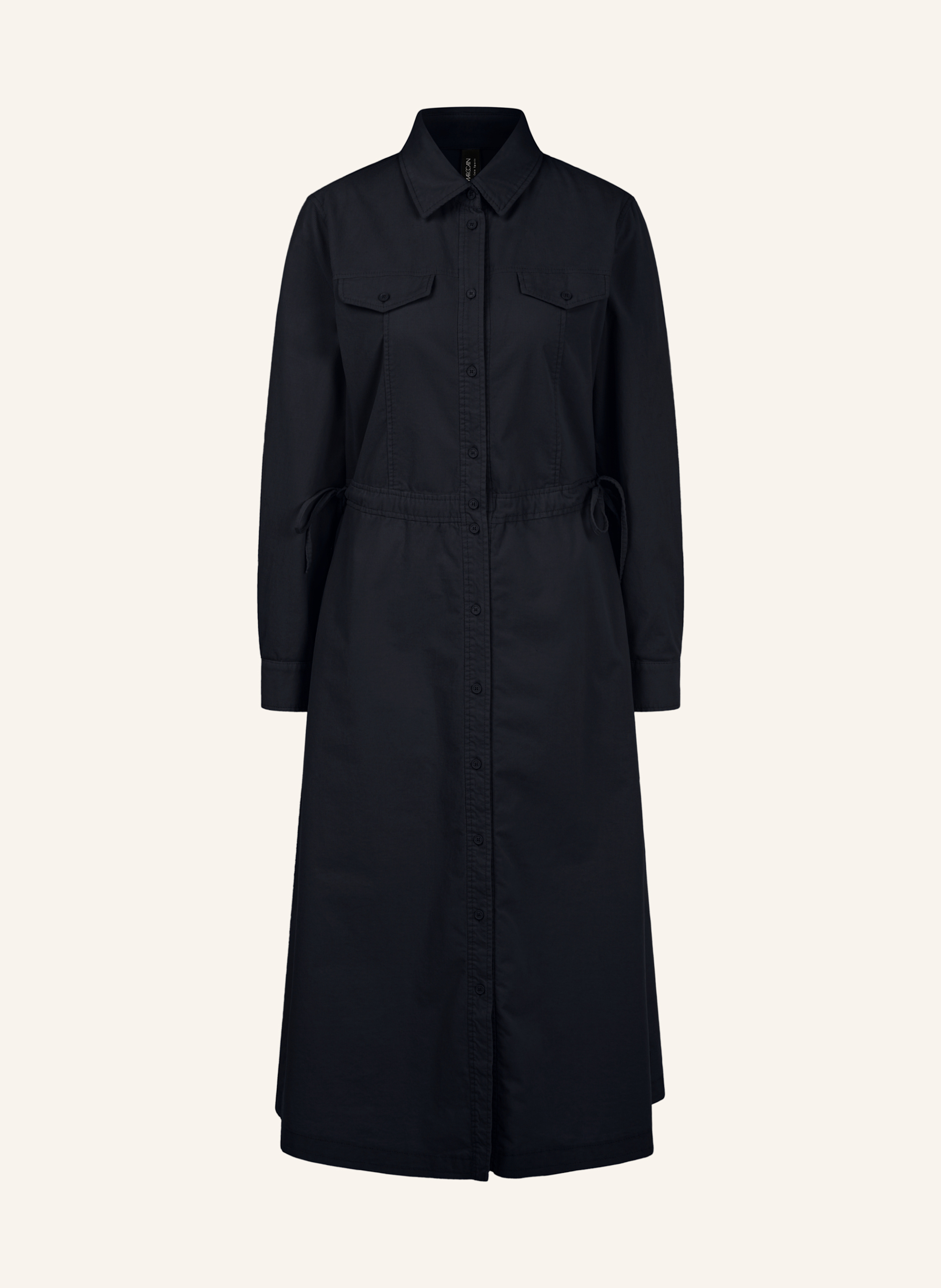 MARC CAIN Hemdblusenkleid aus Cord