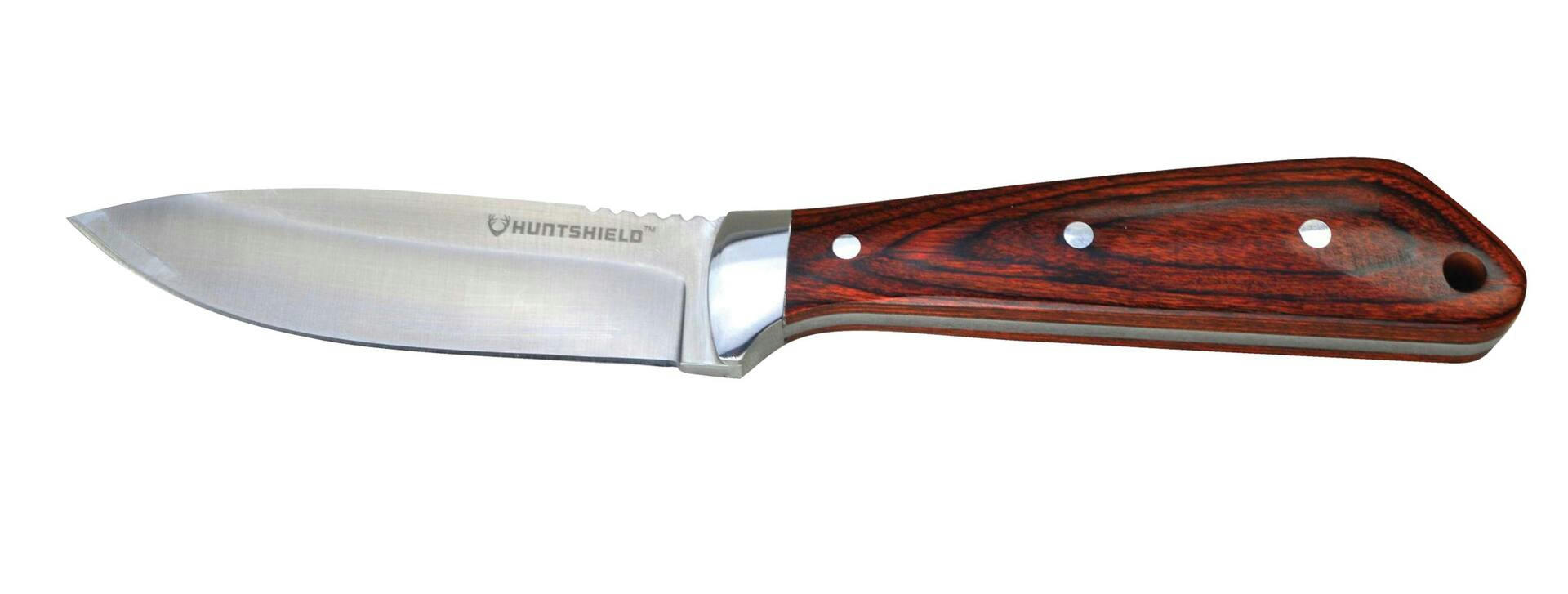 Huntshield Canadian Huntsman Knife w/ Brown Leather Sheath
