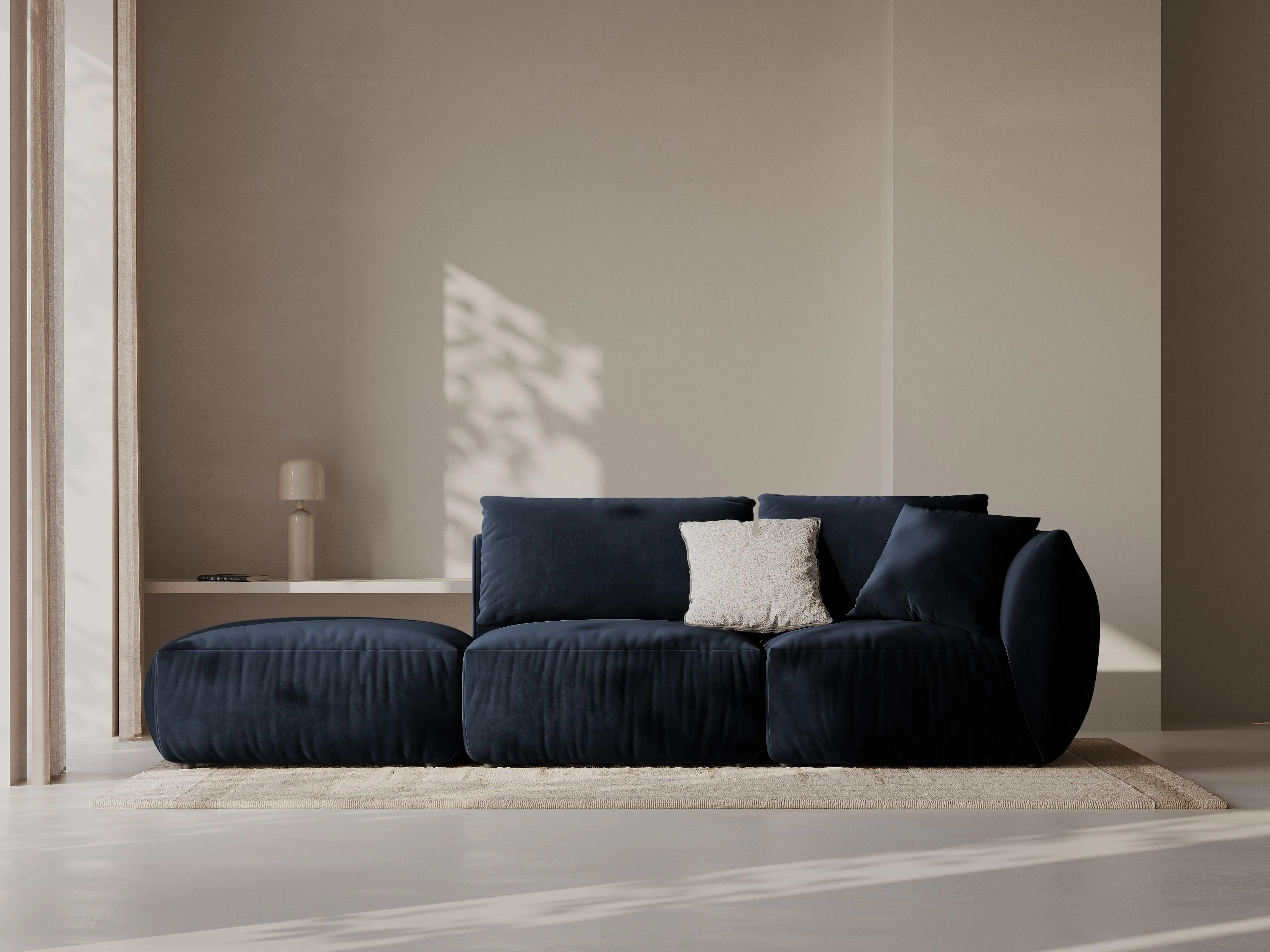 Hoekbank Chris 3-zits links velvet