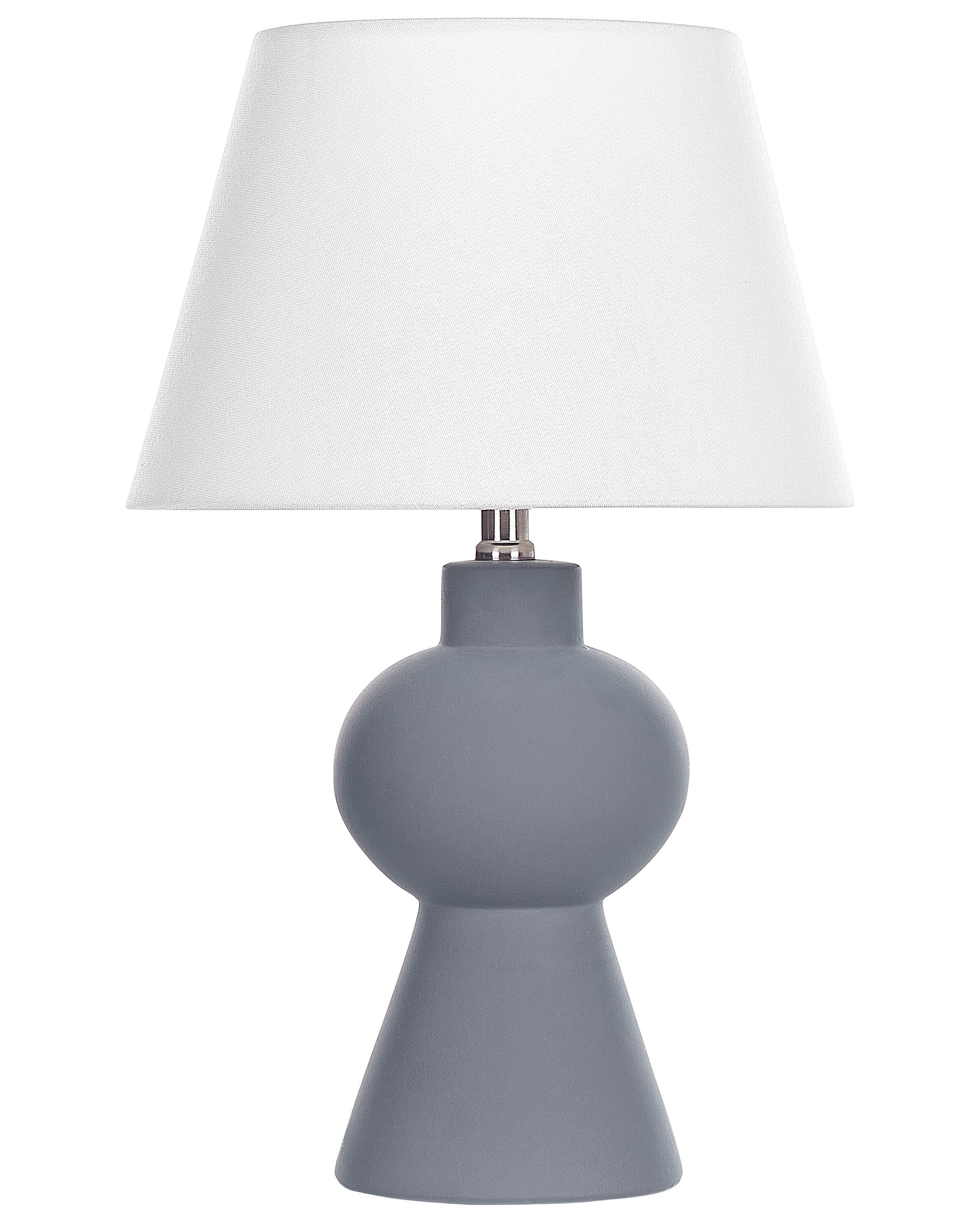 Table Lamp FABILOS Ceramic Grey