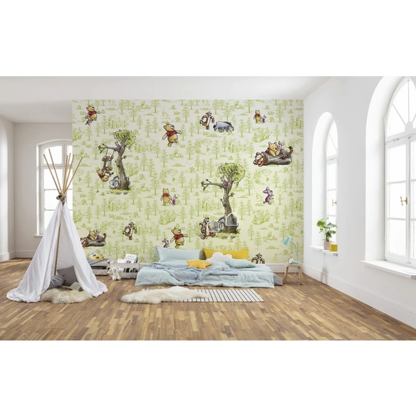 Vliestapete »Winnie Pooh Friends«, bunt, glatt