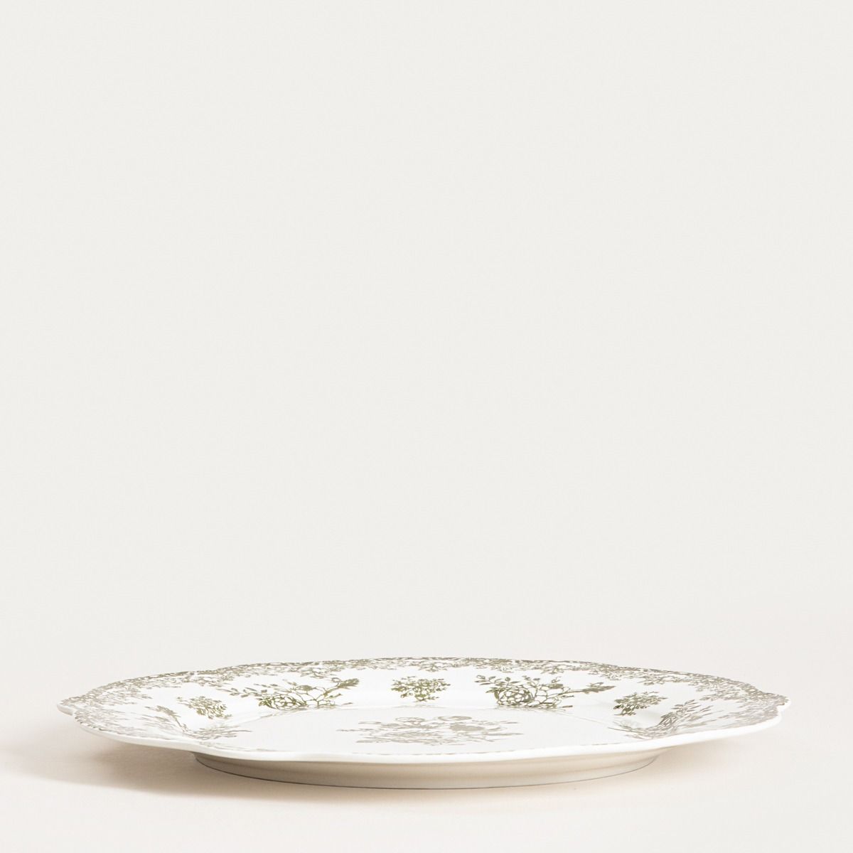 Talerz LOURRY obiadowy zielony 27 cm