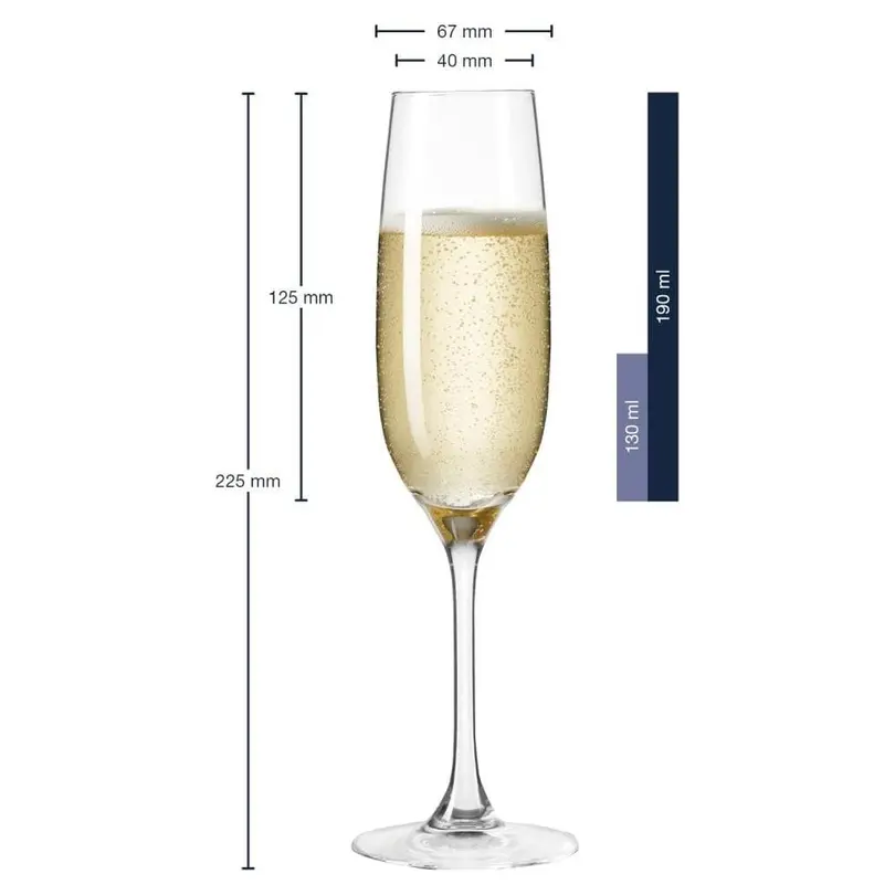 Sektglas 6er-Set Ciao