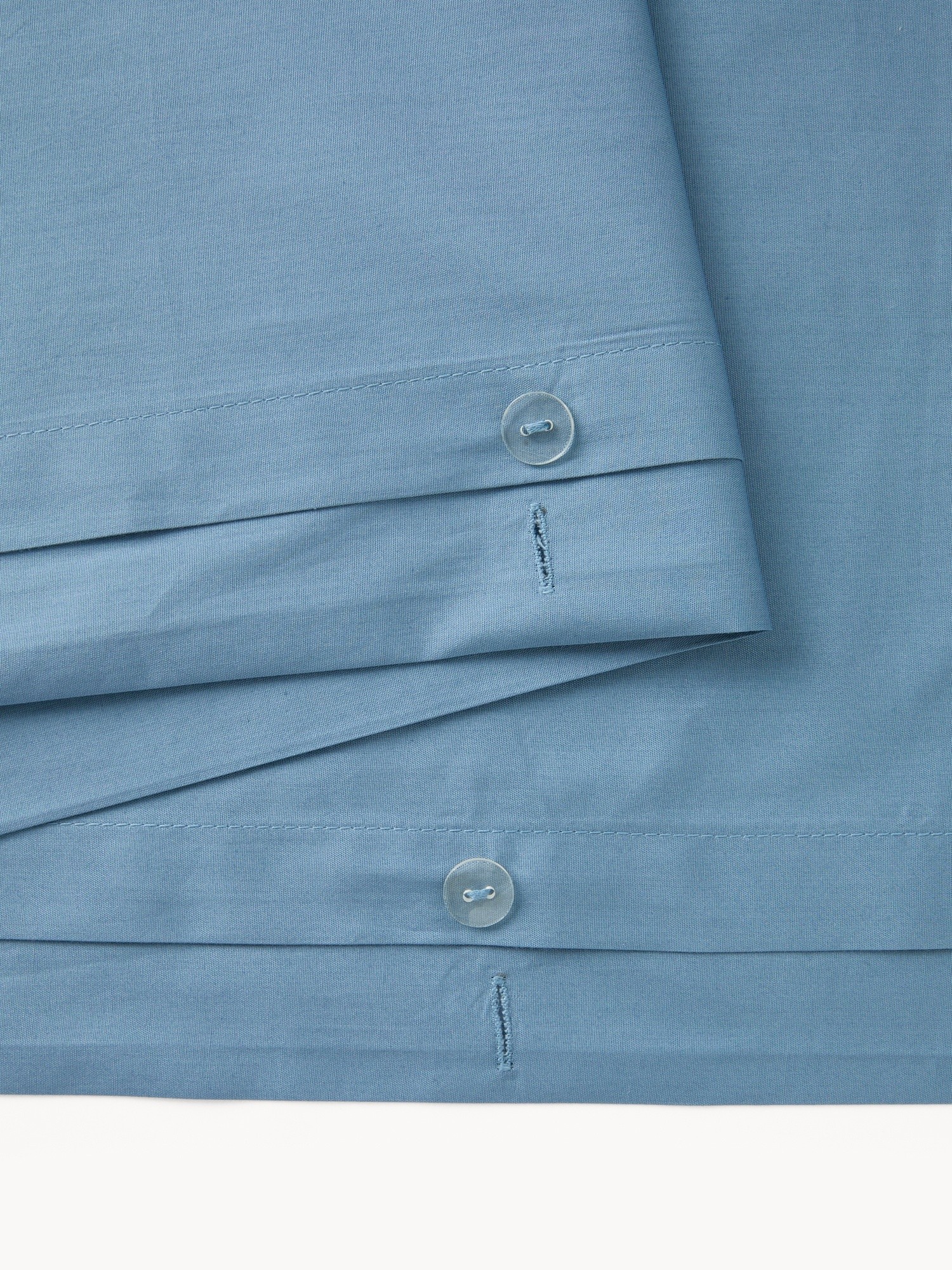 Parure copripiumino in cotone percalle tinta unita - Prezzo di lancio