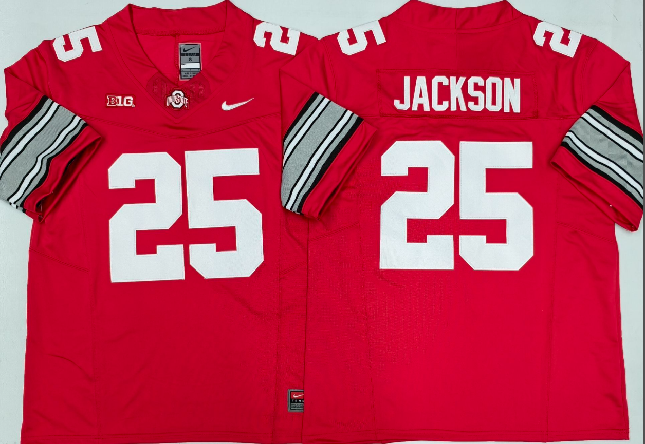 JACKSON NCAA Ohio State Buckeyes Nike Vapor Limited Jersey