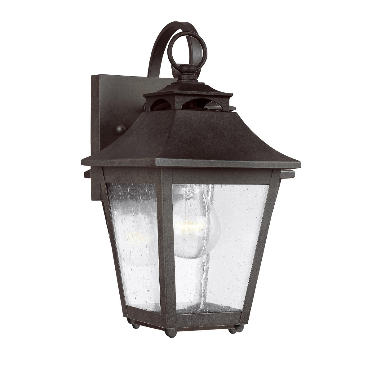 Kinkiet zewnętrznyciemny brąz Galena 1xE27x60W IP44 Feiss