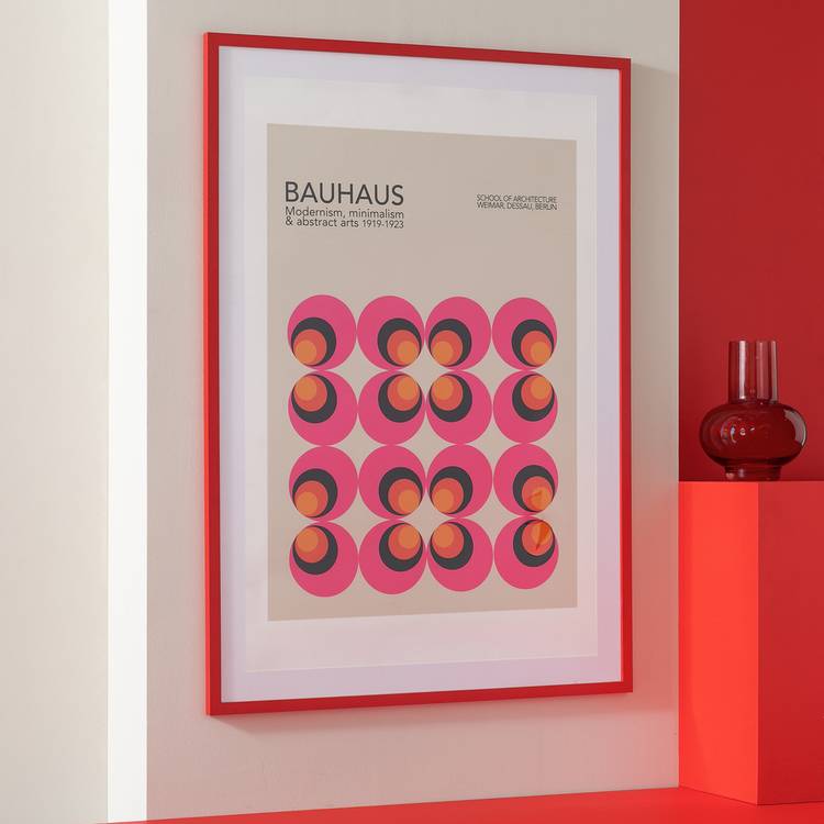 Habitat Red Picture Frame - 70X100cm