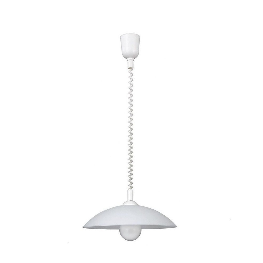 Lampa wisząca biała Round 1xE27x60W wym: 120x40x40 cm Rabalux