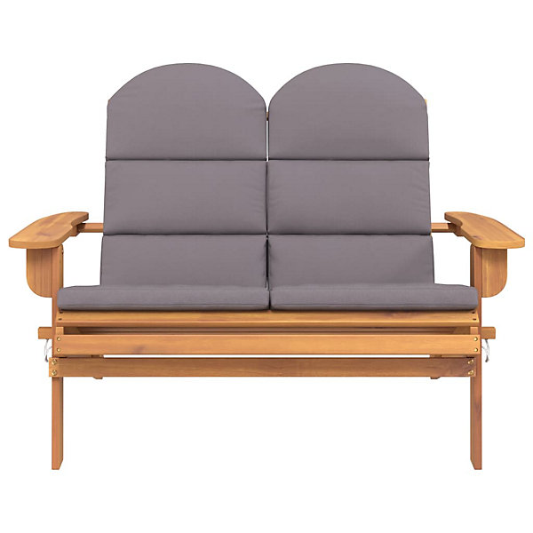 Banc de jardin meuble de patio bois Helloshop26