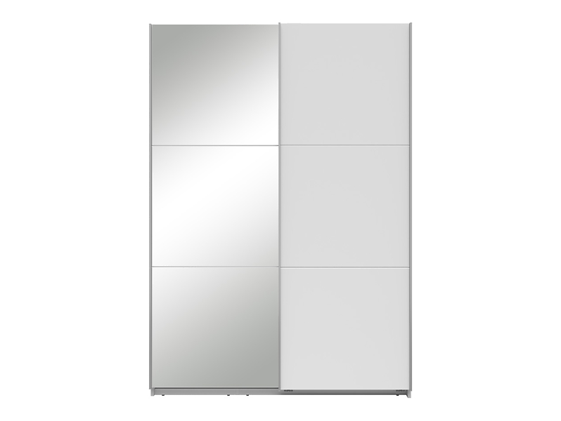Szafa przesuwna Neo 150 cm z lustrem biała