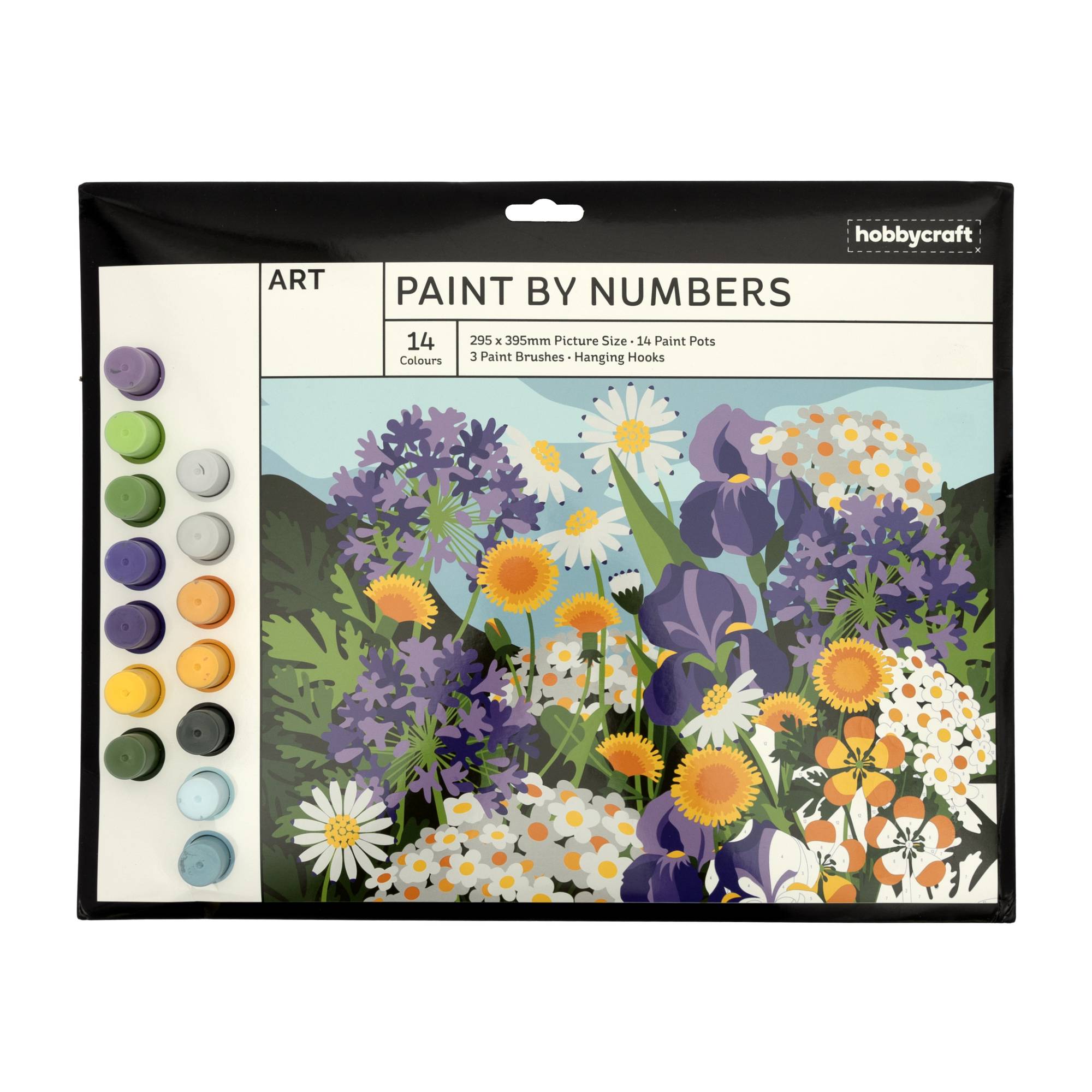 Flower Field Paint by Numbers