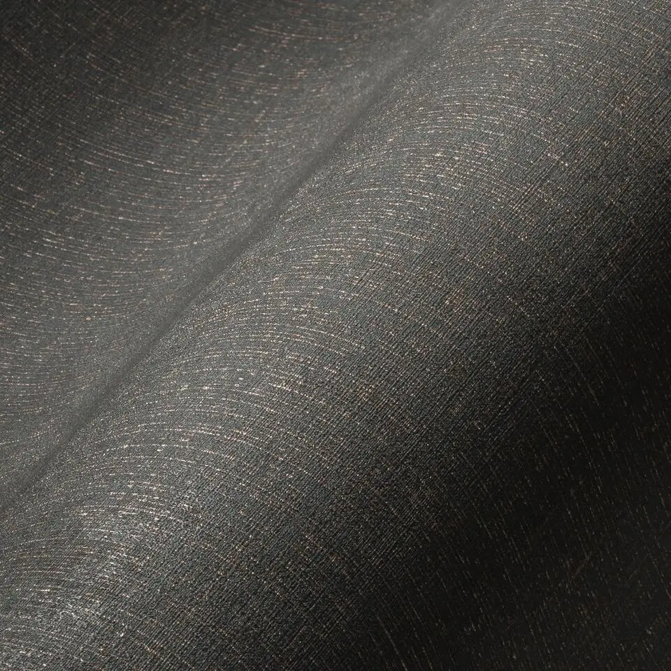 Livingwalls behang effen antraciet grijs en roest bruin - 53 cm x 10.05 m