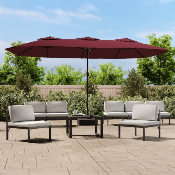 Parasol ogrodowy CzerwonyvidaXL