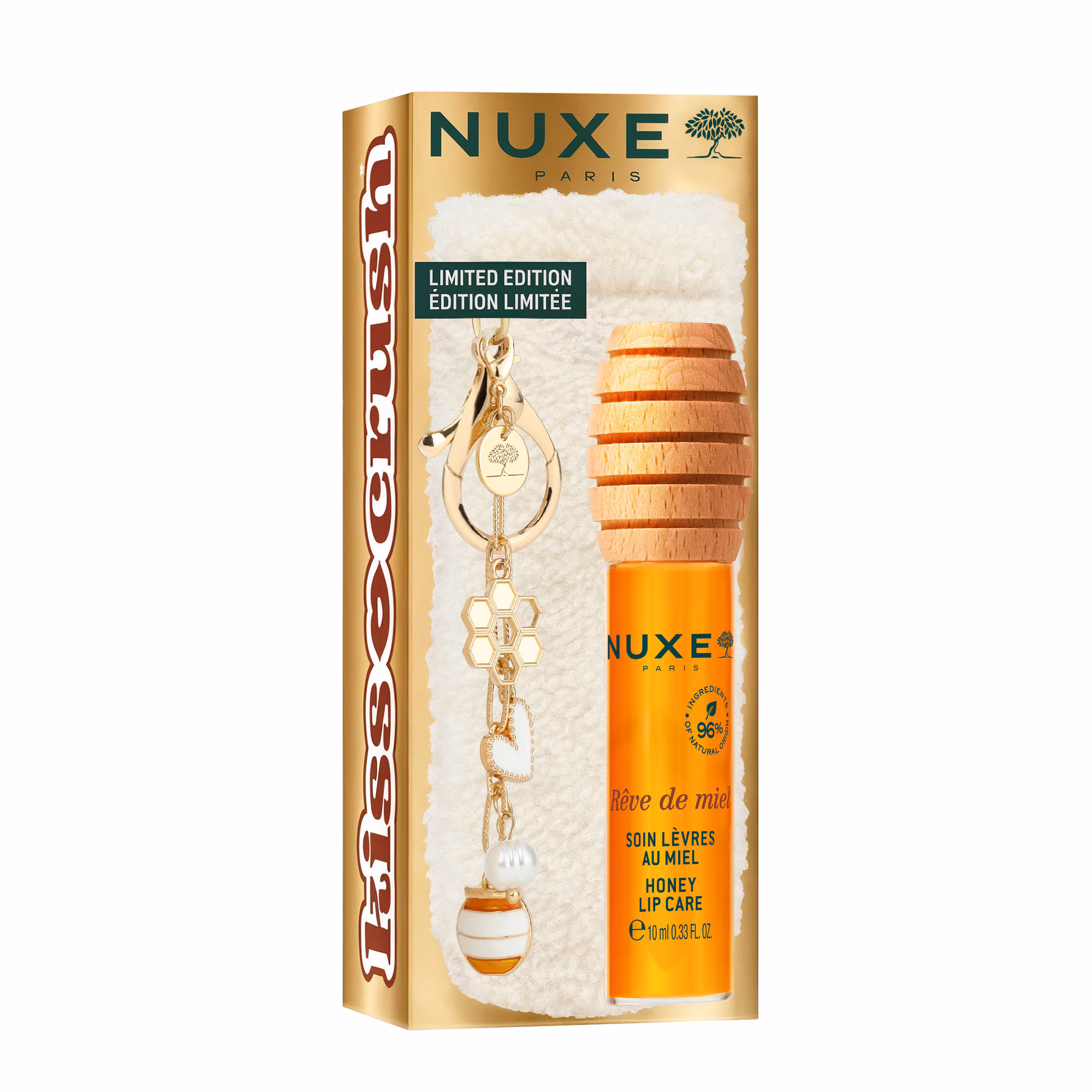 RÊVE DE MIELSoin lèvres au miel avec étui & charms