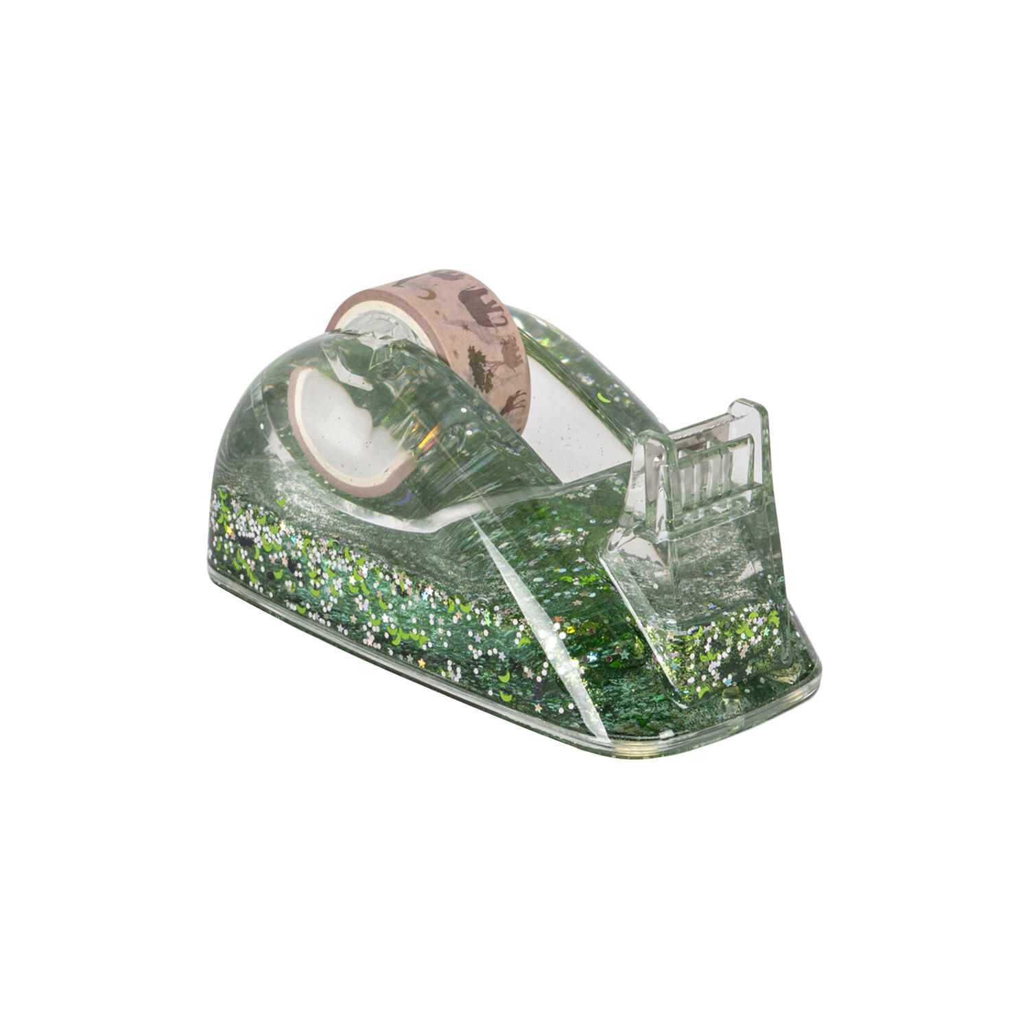 Sparkle Splash Tape Dispenser, green