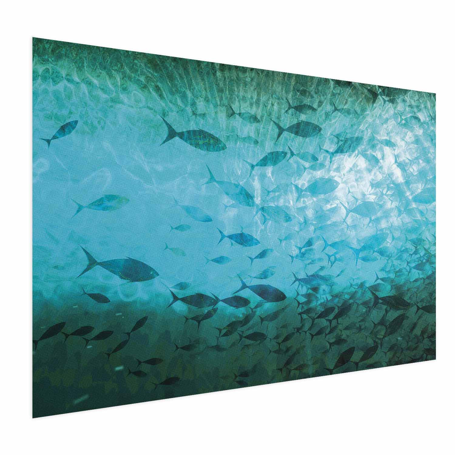Plakat Gromada ryb 30x21 cm