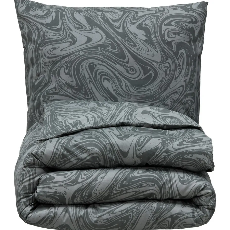 Kwantum Dekbedovertrekken | Beddengoed | Dekbedovertrek Marble Grijs 140×220 Cm
