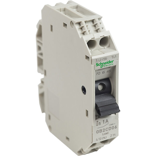 Gb2cd06 Tesys Gb2-cd - Disjoncteur Schneider Pour Circuit De Contrôle Moteur - 1a - 1p n - 1d
