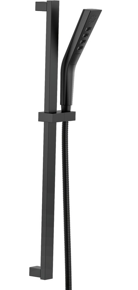 Delta H2Okinetic 3s Slide Bar Hand Shower, Matte Black