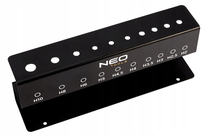 Klucze trzpieniowe z przetyczką zestaw 10sz. w stojaku 2 - 10mm NEO 09-509
