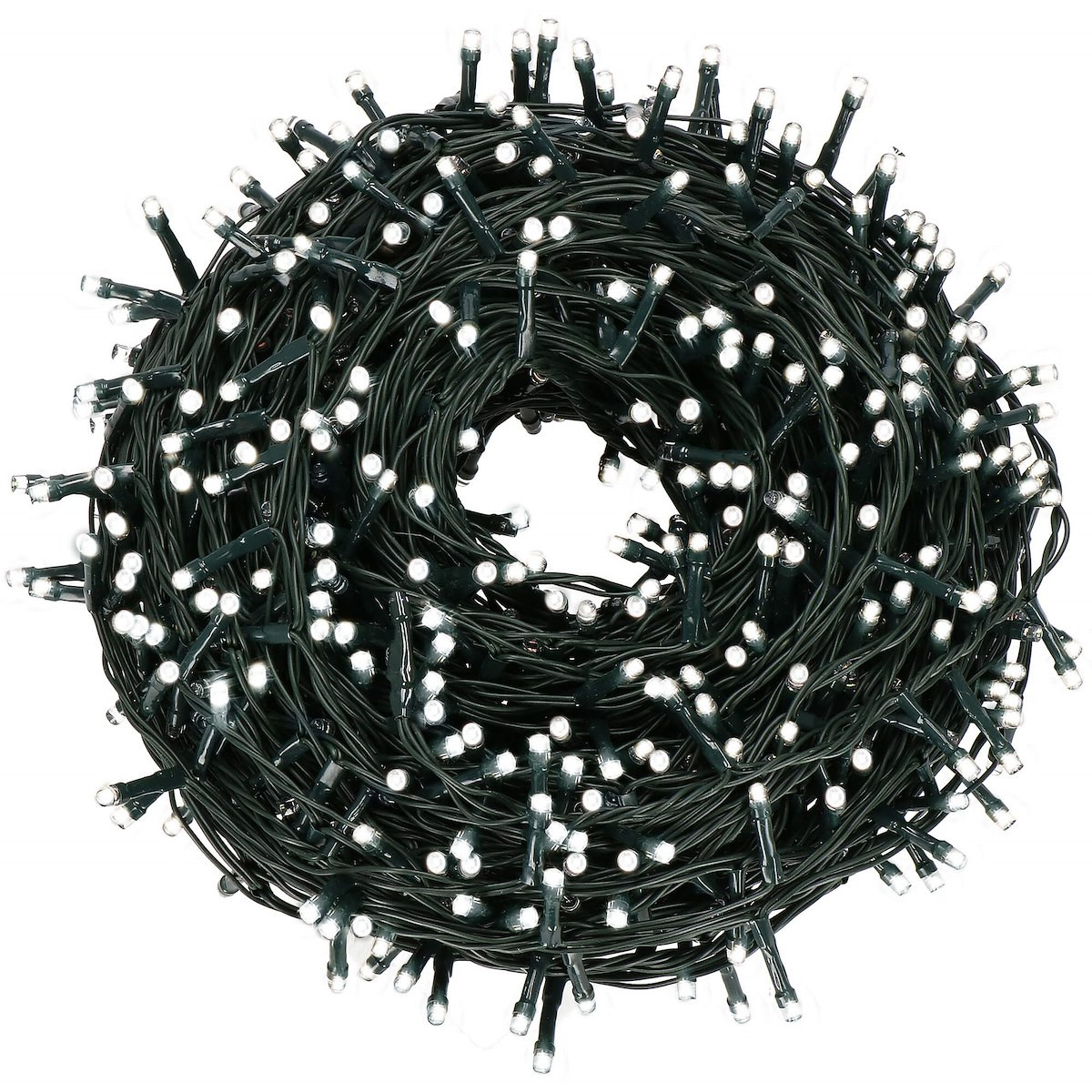 Lampki choinkowe 1000 led bialy zimny 50m oświetlenie IP44