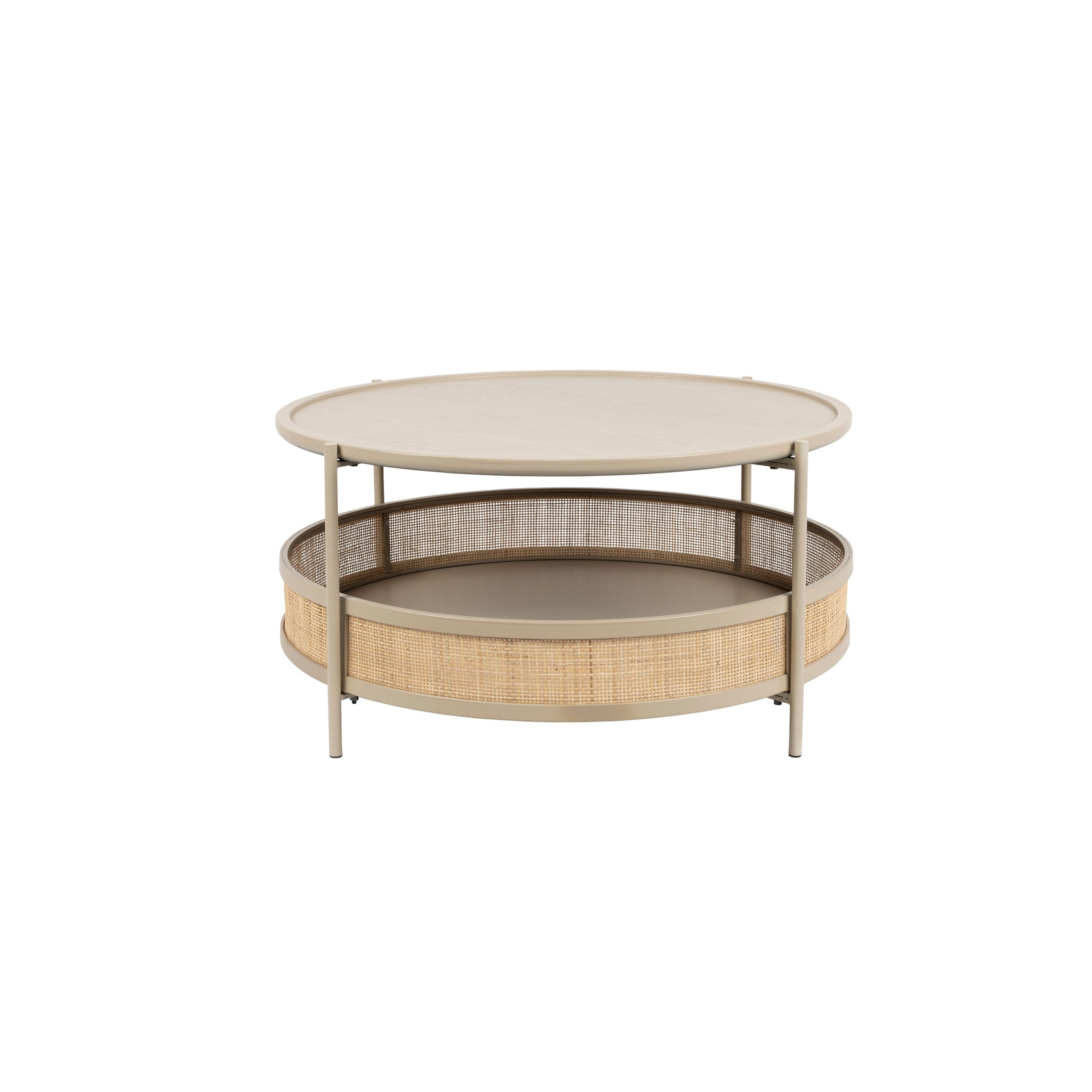 Housecraft Living Makoto Salontafel Rond 80 cm Zand - Beige