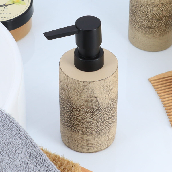 Dozownik na mydło płyn do naczyń VINTAGE 160 ml z cementu