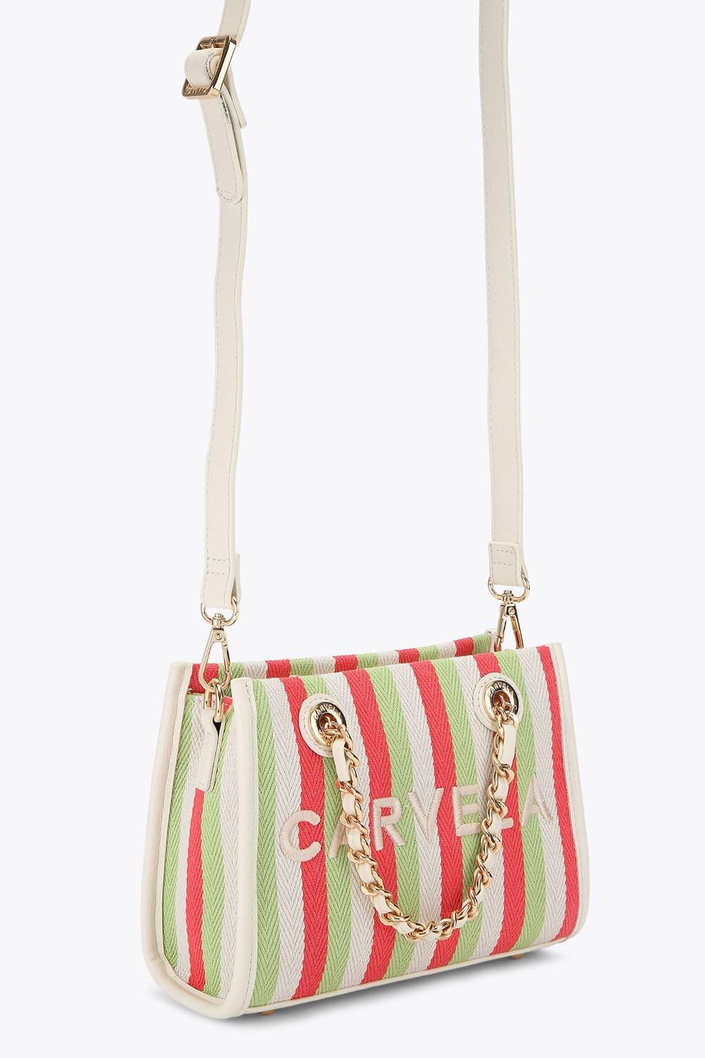 Carvela Sorrento Micro Stripe' Canvas Bag