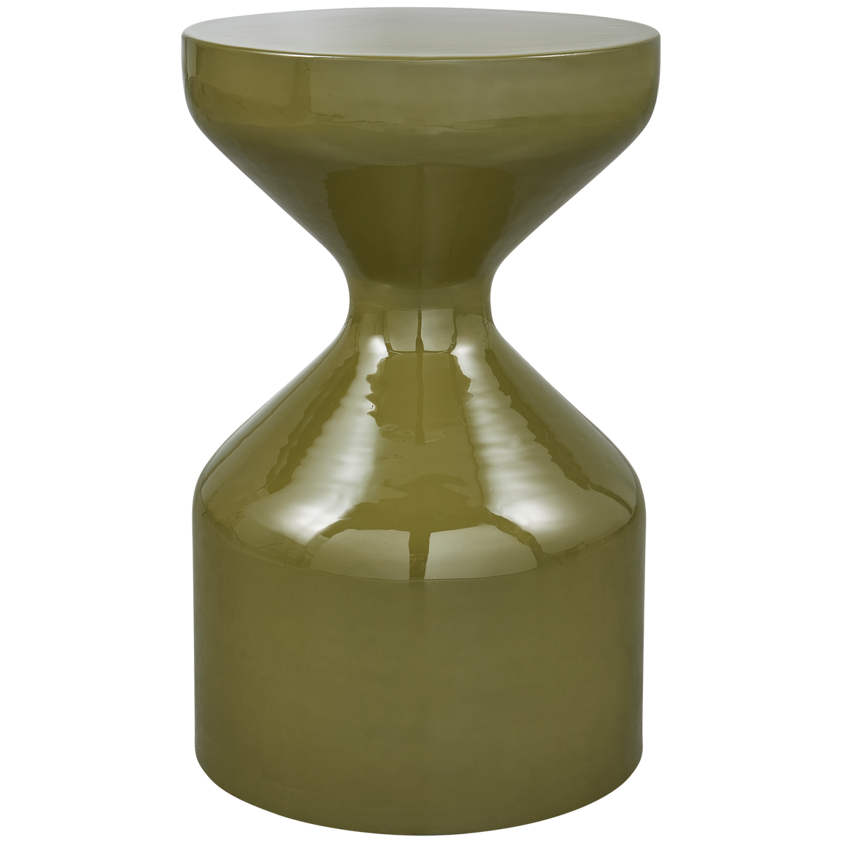 WOOOD bijzettafel Floyd - Metaal - Groen - 47x30x30