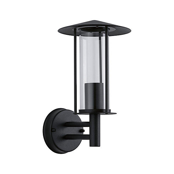 Applique d'extérieur Classic IP44 173 mm max. 15W 230V Gris foncé Métal, Verre