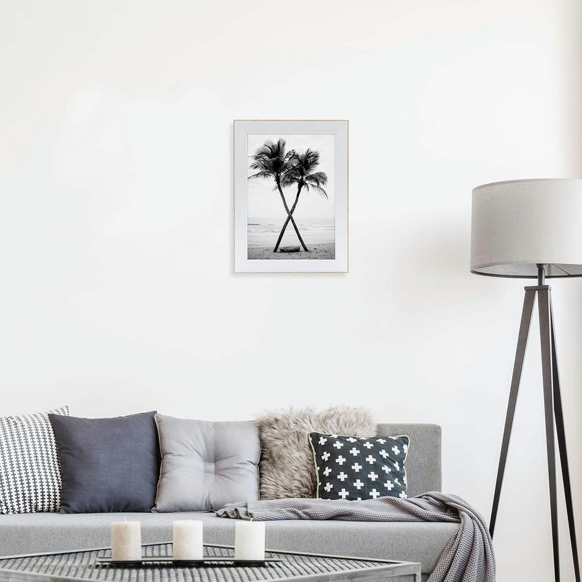 NEWTON - Cadre photo brut 20x30 cm résine recyclée