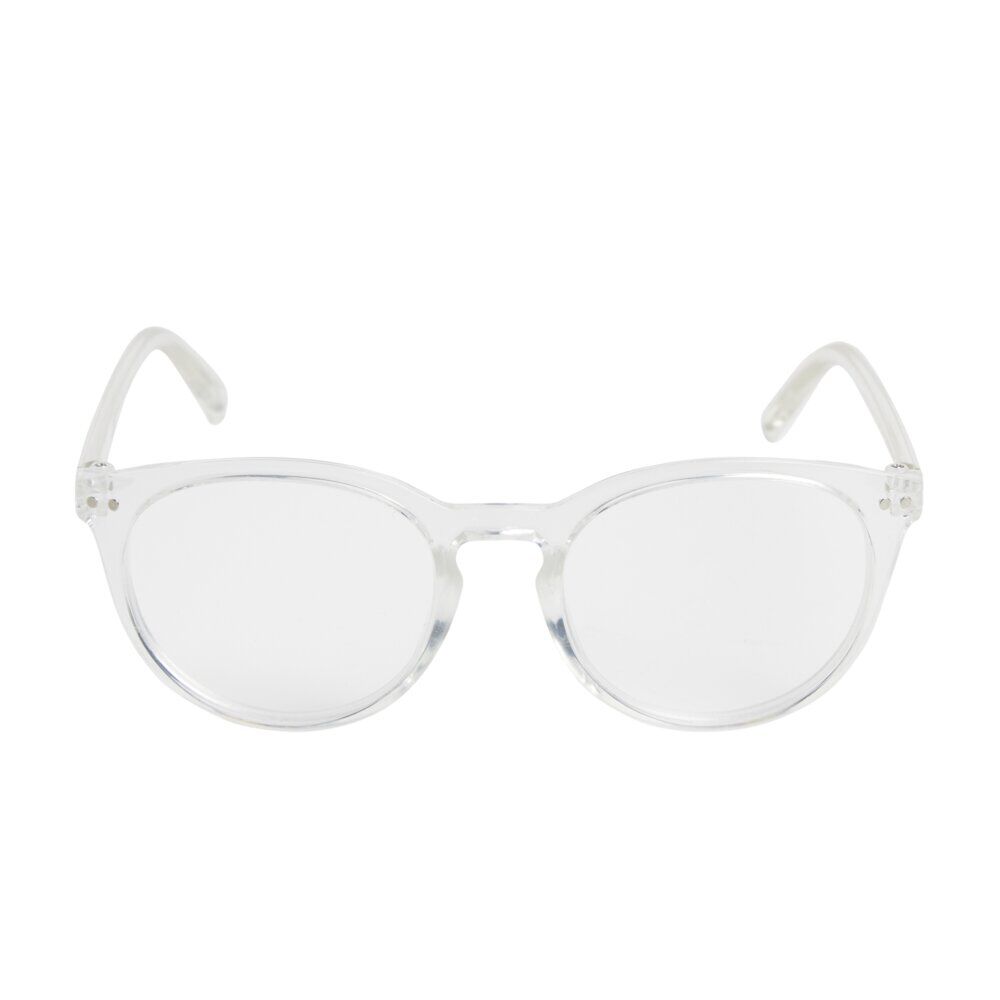 Lunette loupe de lecture unisexe en plastique et métal blanc