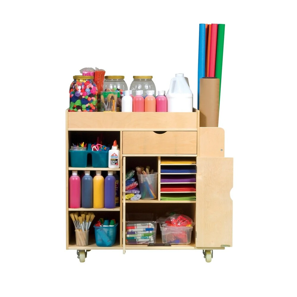 Guidecraft Art Activity Cart