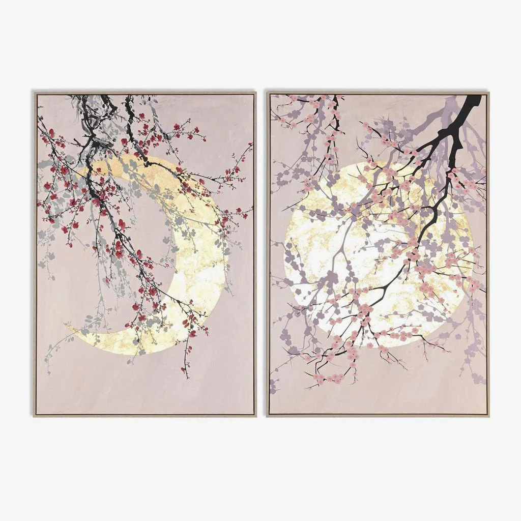 Conjunto de 2 Quadros Cerejeira 2A