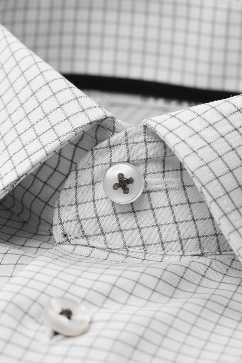 ETERNA Modern Fit Dynamic Cotton Hemd grau, Kariert