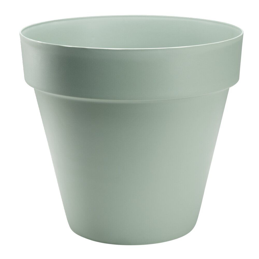 Cache pot rond plastique couleur vert laurier Ø46,5cm 46L