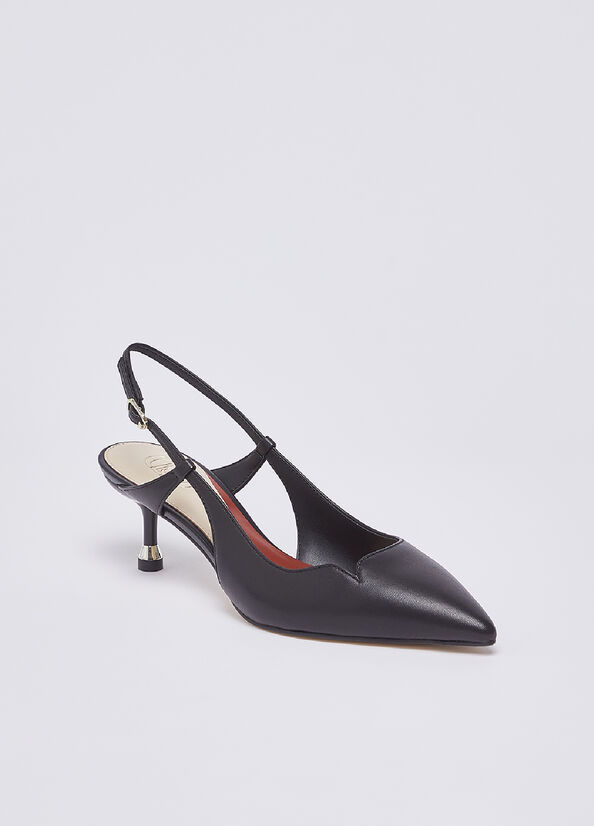 Slingback in nappa
