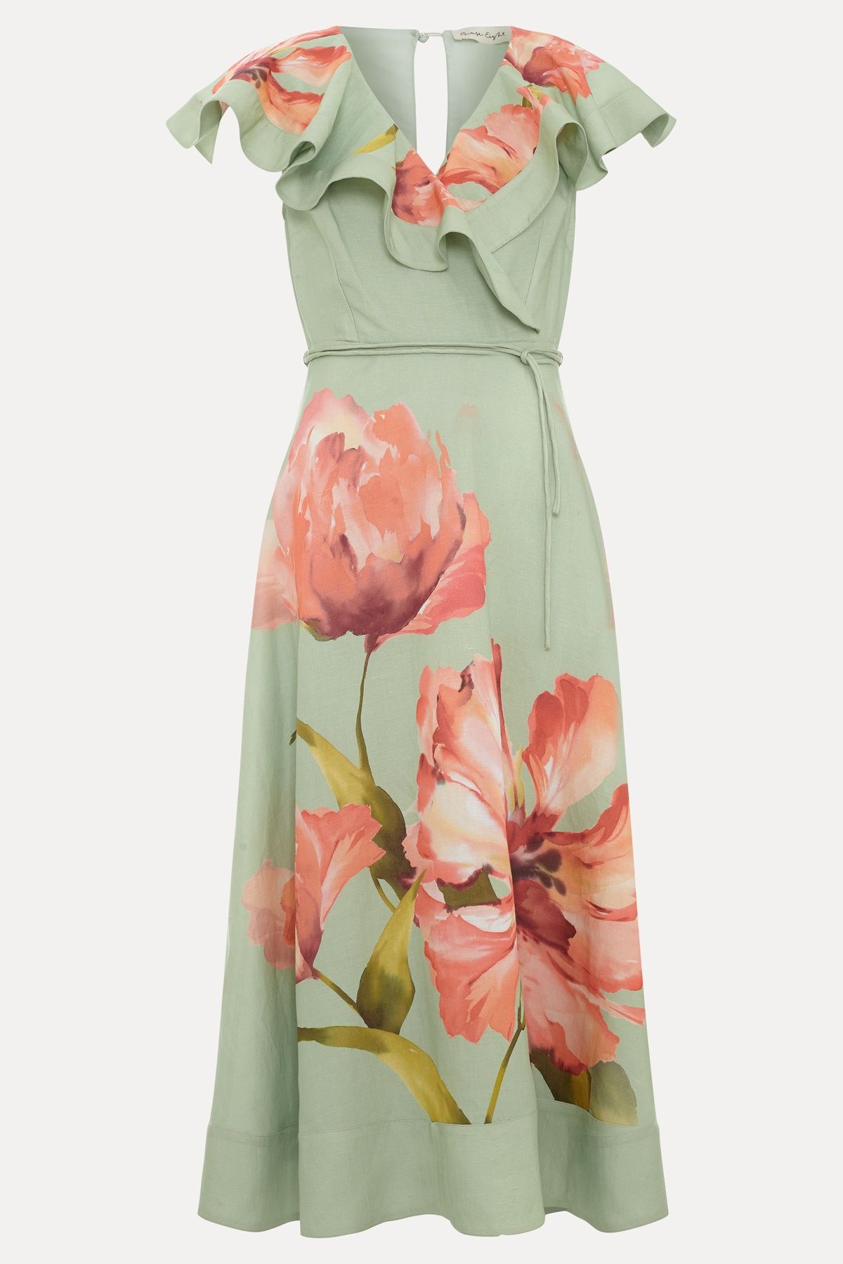 Phase Eight Matilda Ruffle V-Neck Floral Dress