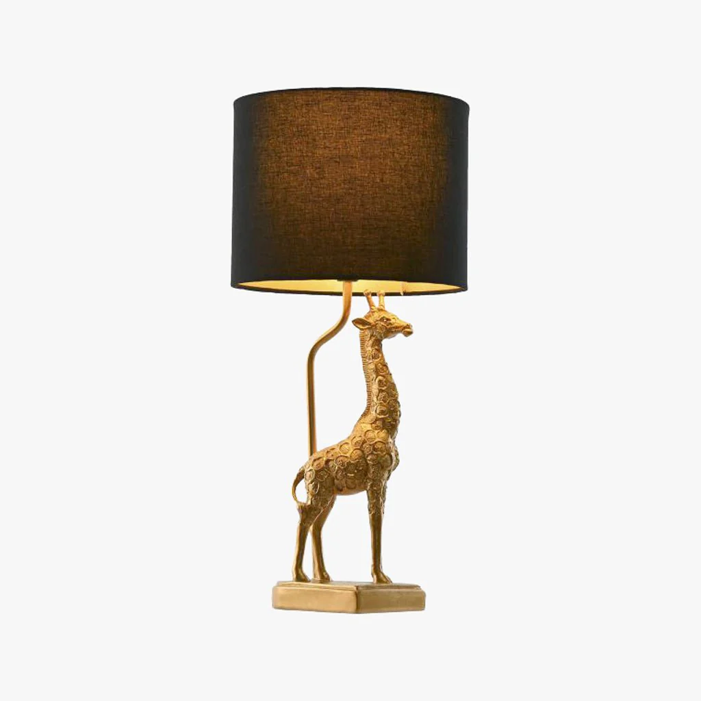 Candeeiro de Mesa Girafa Dourada WILD LIGHT