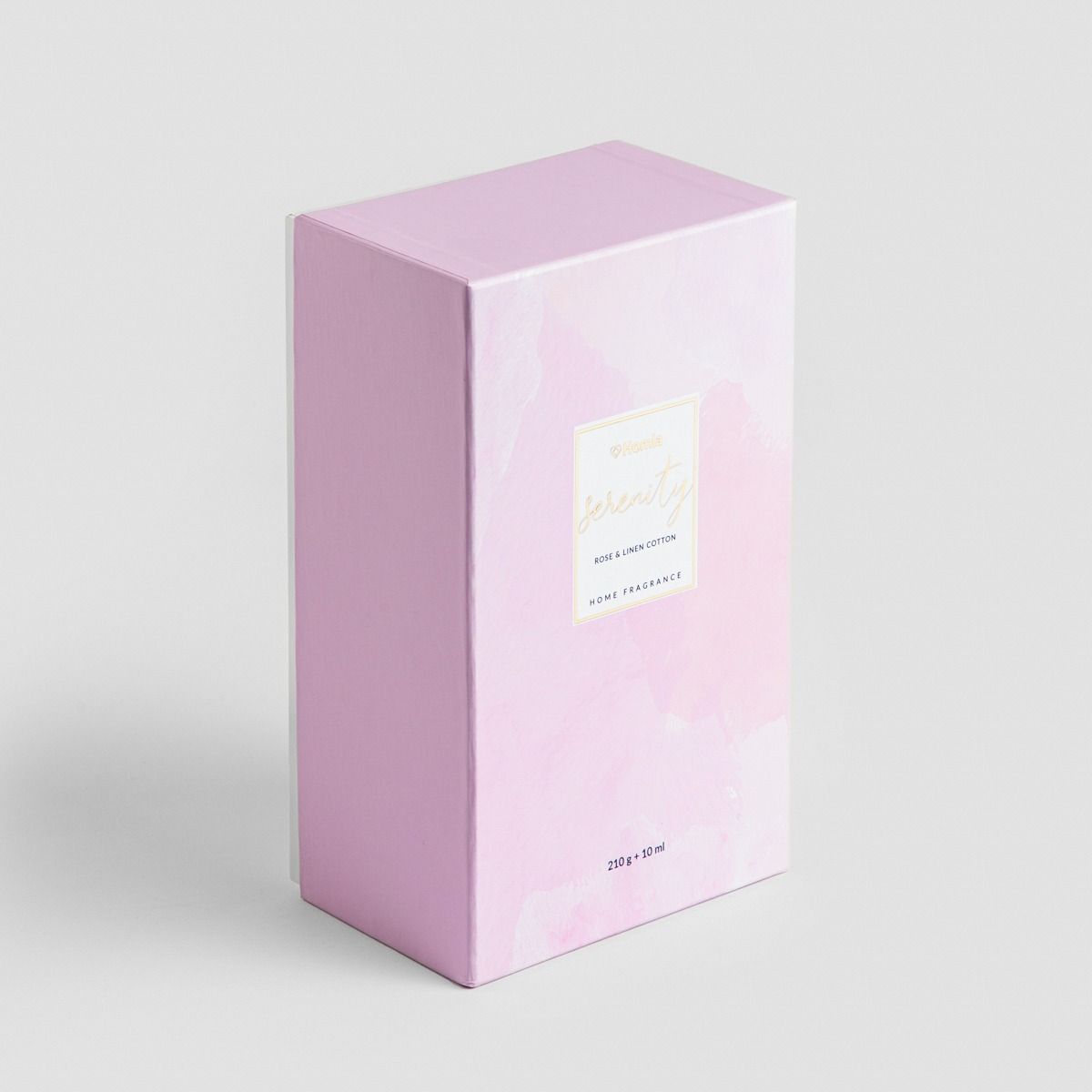 Zestaw zapachowy SERENITY Rose & Linen Cotton 300 g   10 ml
