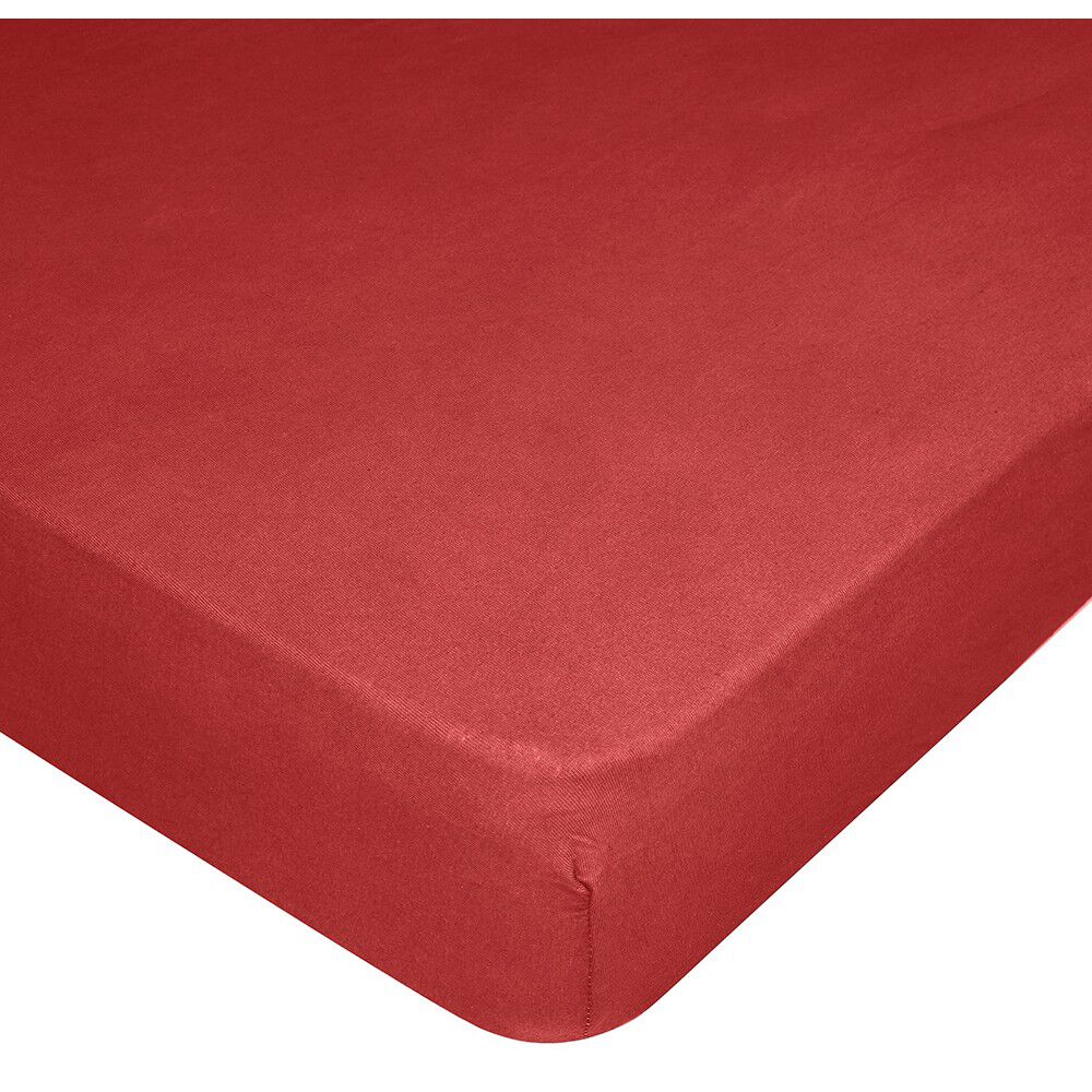 Drap housse coton jersey 160x200cm (plusieurs couleurs)