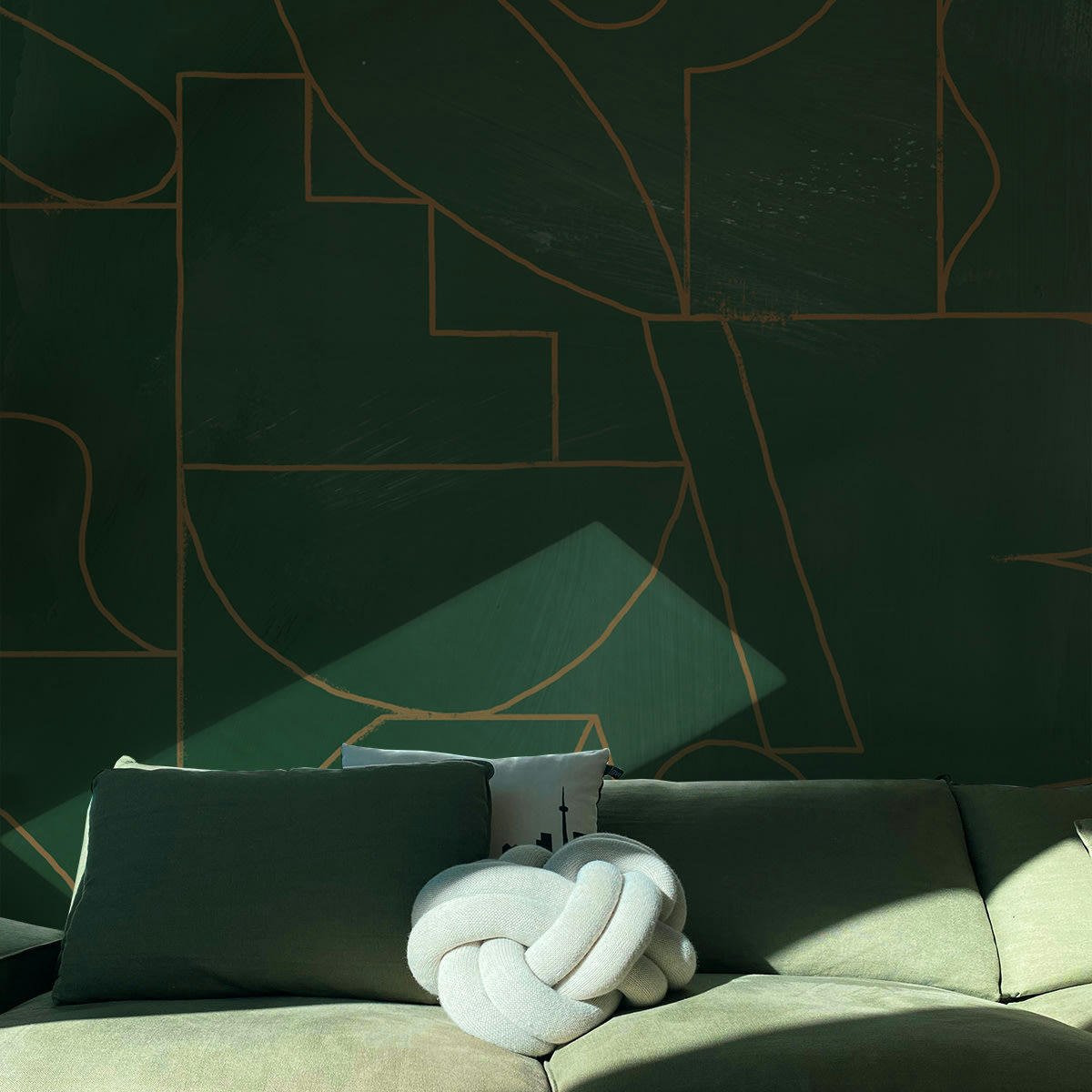 - Papier peint panoramique fragments 340 x 250 cm