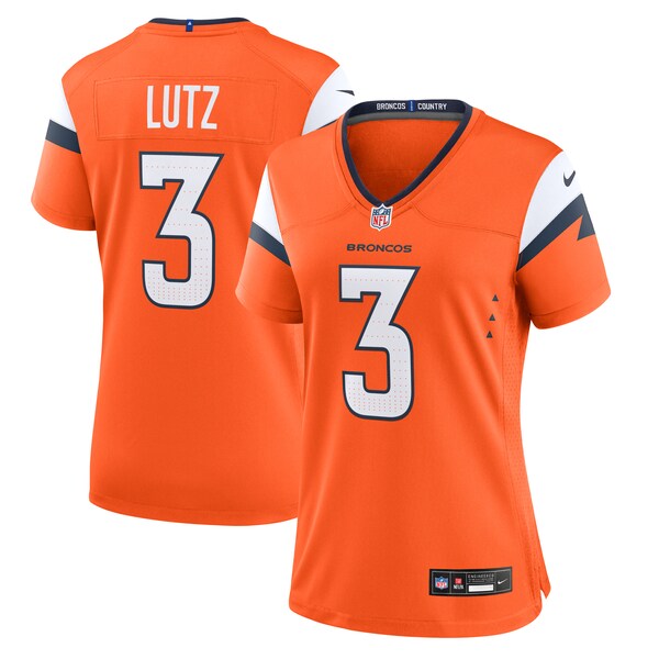 Wil Lutz Denver Broncos Nike Women's Team Game Jersey -  Orange