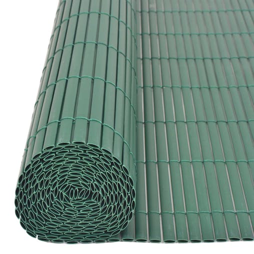 NNEVL Double-Sided Garden Fence PVC 90x500 cm Green