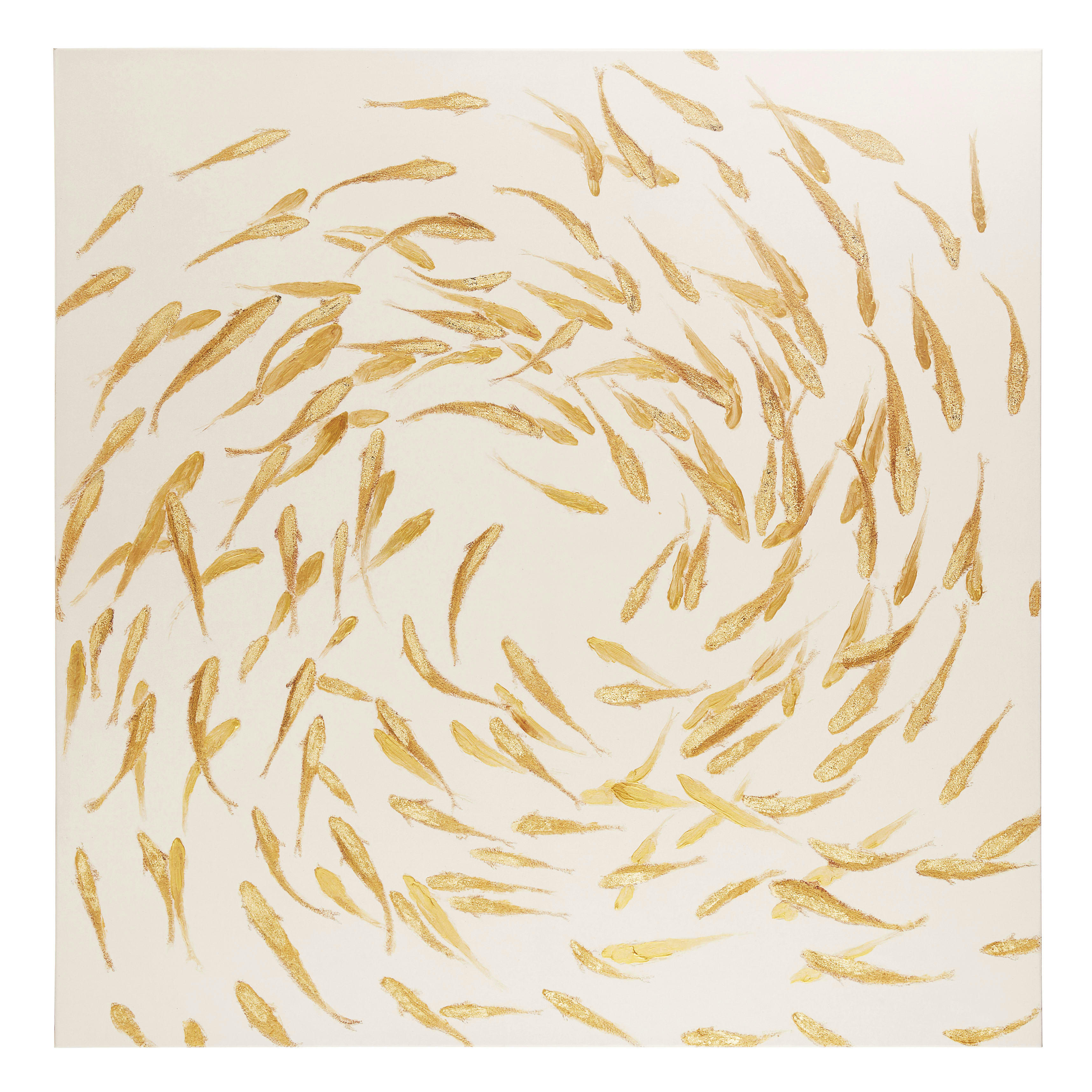 - Toile peinte poissons 140x140