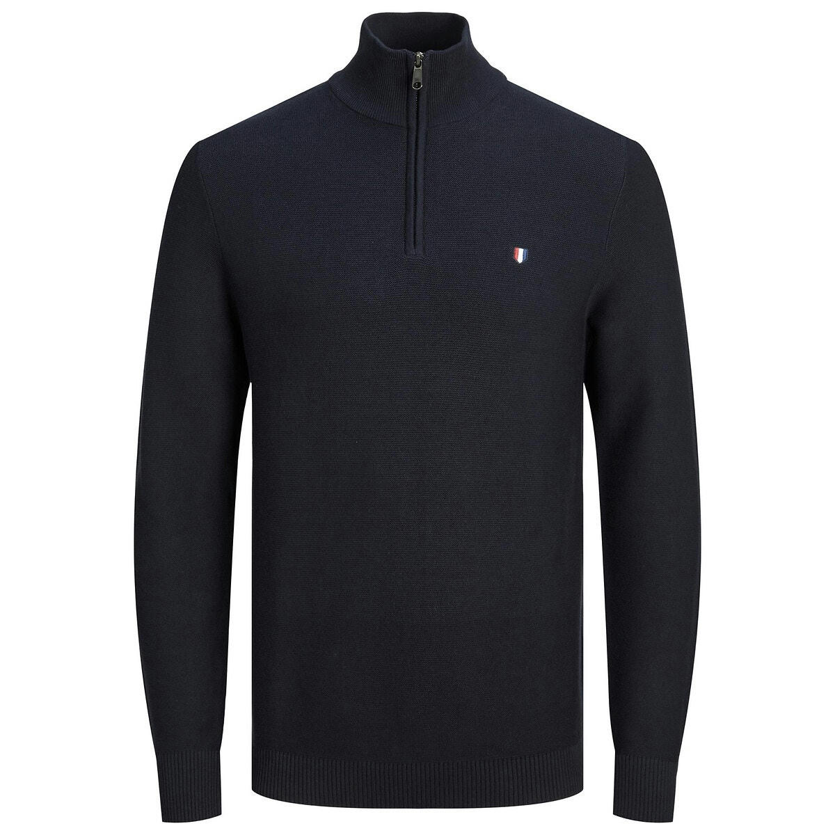 Pull col montant zippé