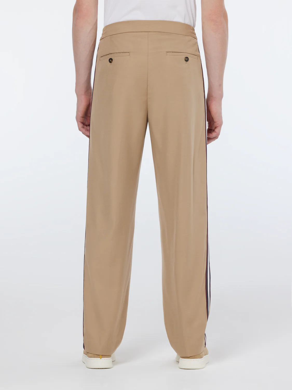 Tape-Trimmed Tailored Straight Fit Jogger