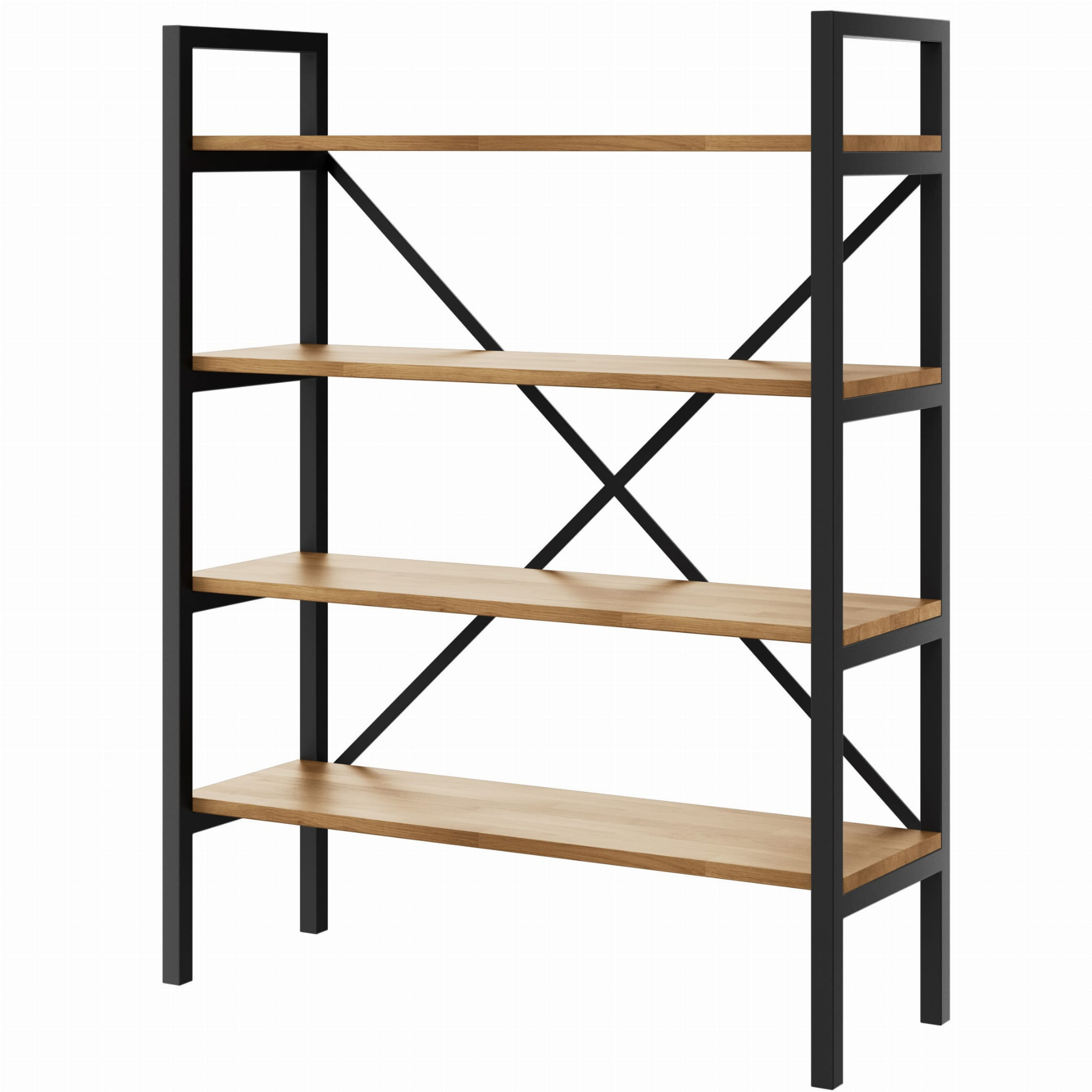 Regał Medium Industrial Loft na książki D4 130x60x30 cm